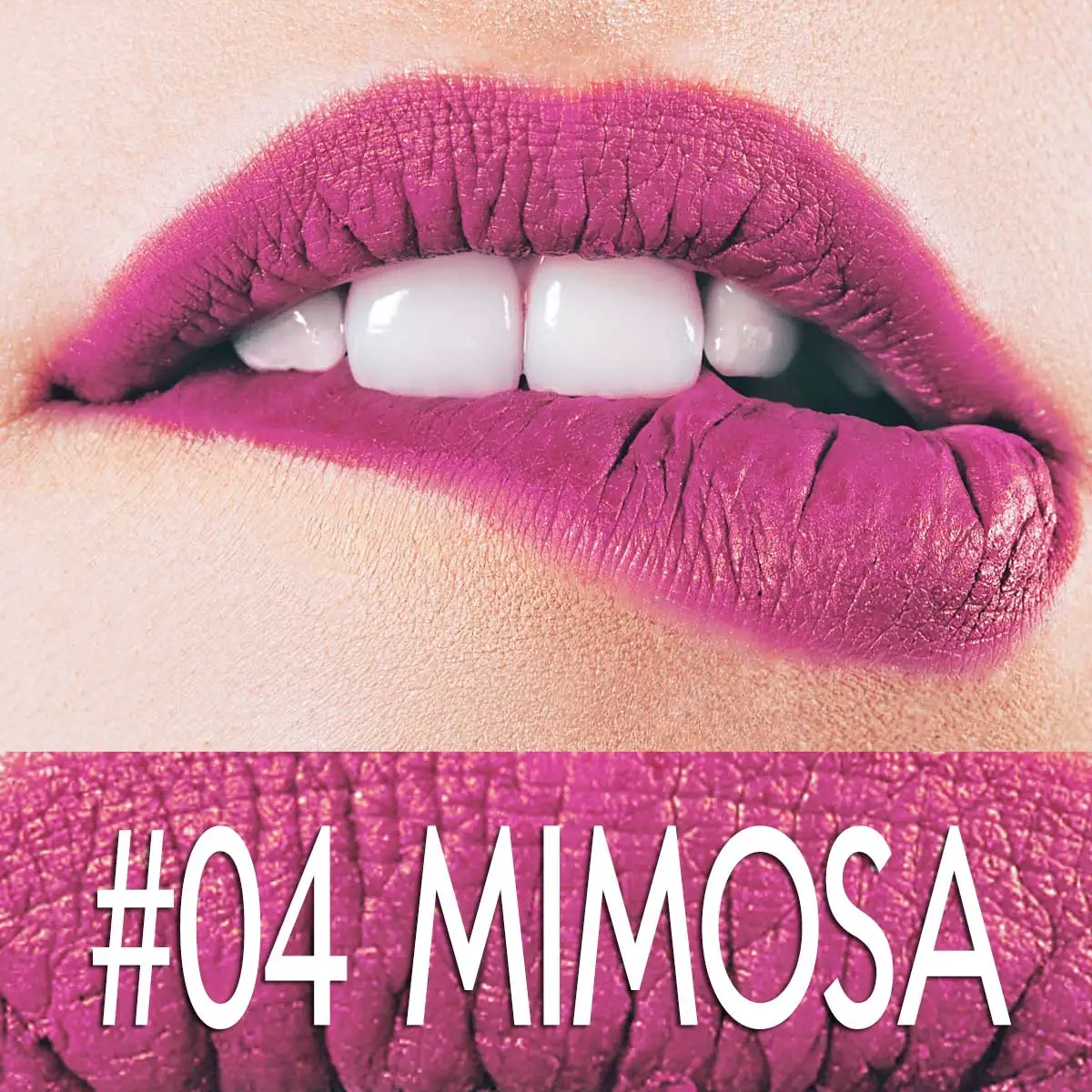 04 MIMOSA Водостойкая стойкая матовая миниатюрный блеск для губ 12 цветов жидкая губная помада дорожный костюм 3,5 г Макияж для губ бренд LAMUSELAND# L18L11-13 - Цвет: 04 MIMOSA