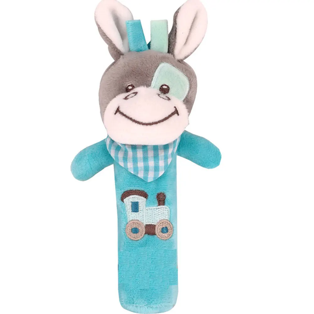 JMao милые погремушки Мультяшные животные игрушки для детей плюшевая Мобильная