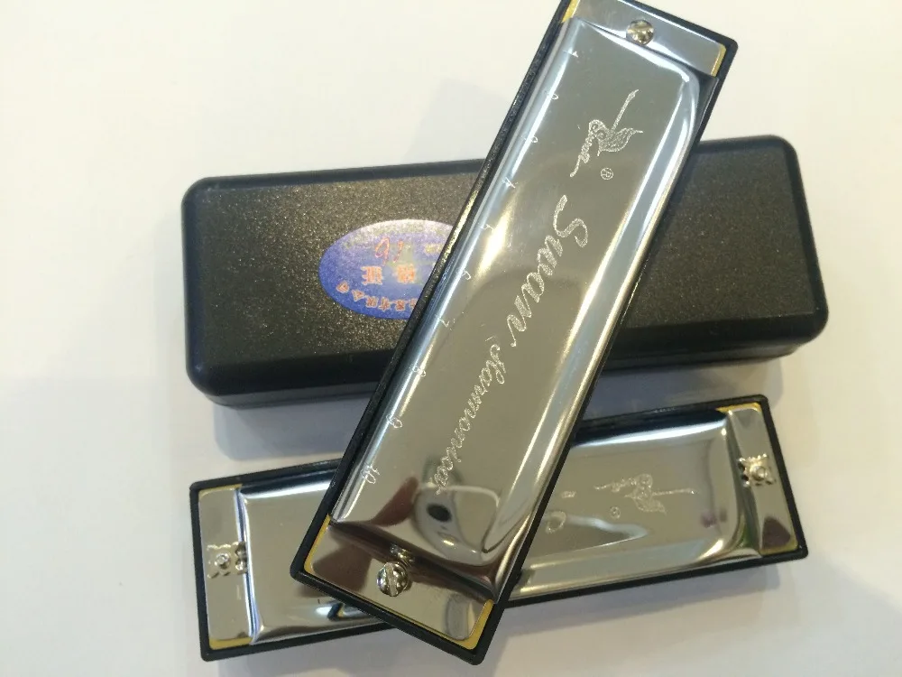 Новая Лебединая Губная гармошка 10 отверстий 20 тонов ключ для органа рот