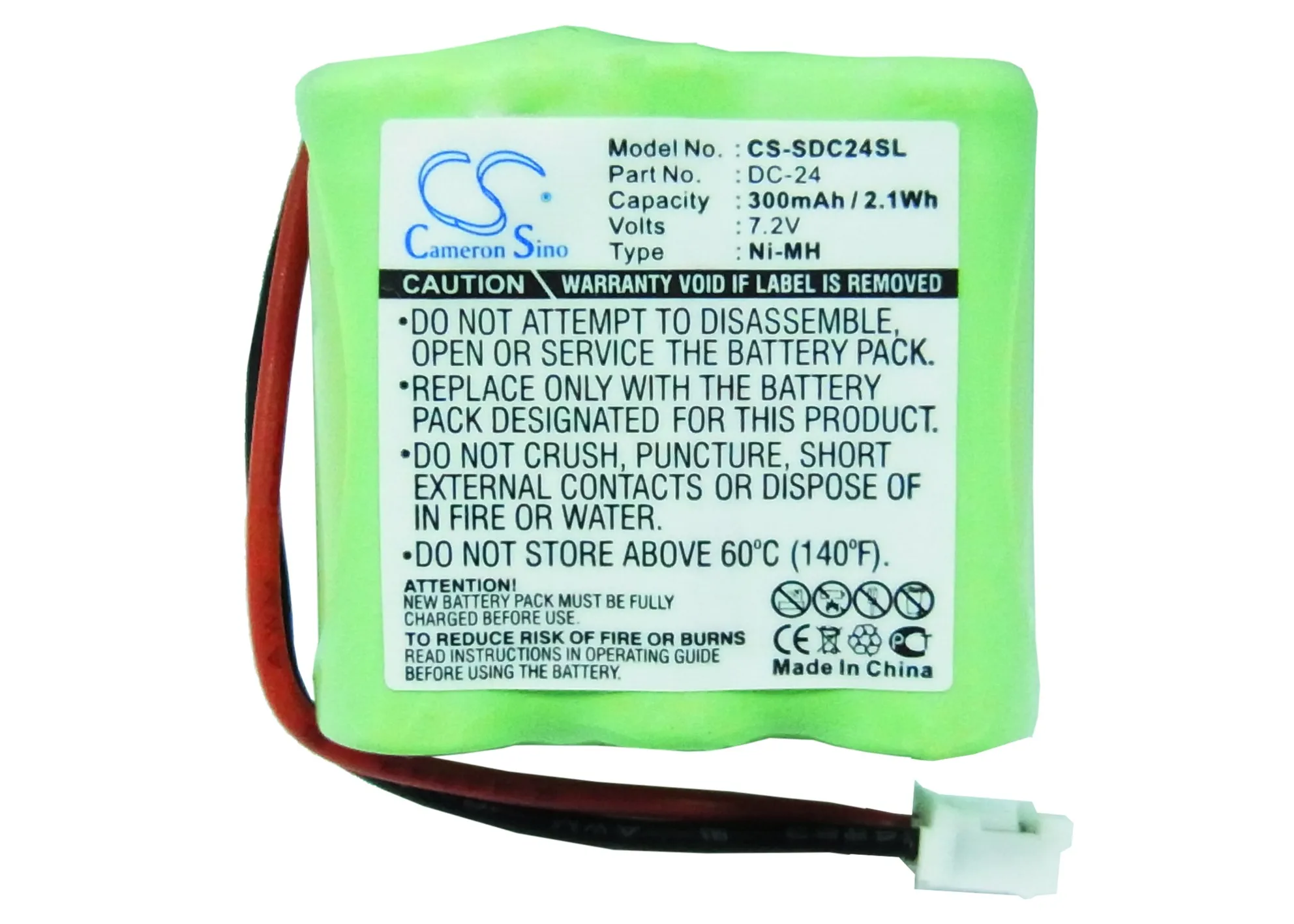 Аккумулятор Cameron Sino 300 мАч для KINETIC MH330AAAK6HC DC 24 SportDog SD 1800 200LR 1850 2000 ST101 W|Цифровые