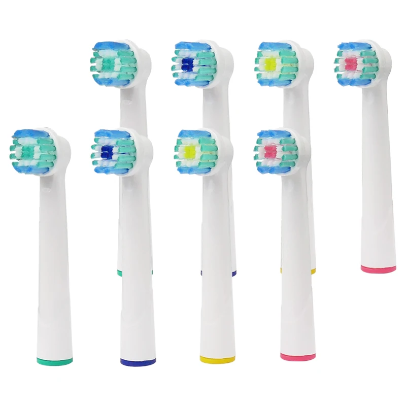 8 шт. Oral B Сменные головки для электрической зубной щетки модель батареи мягкие