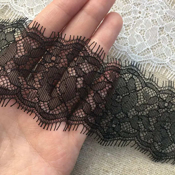 6 см ширина тонкие ресницы кружева маленькие DIY свадебное платье пояс повязка на