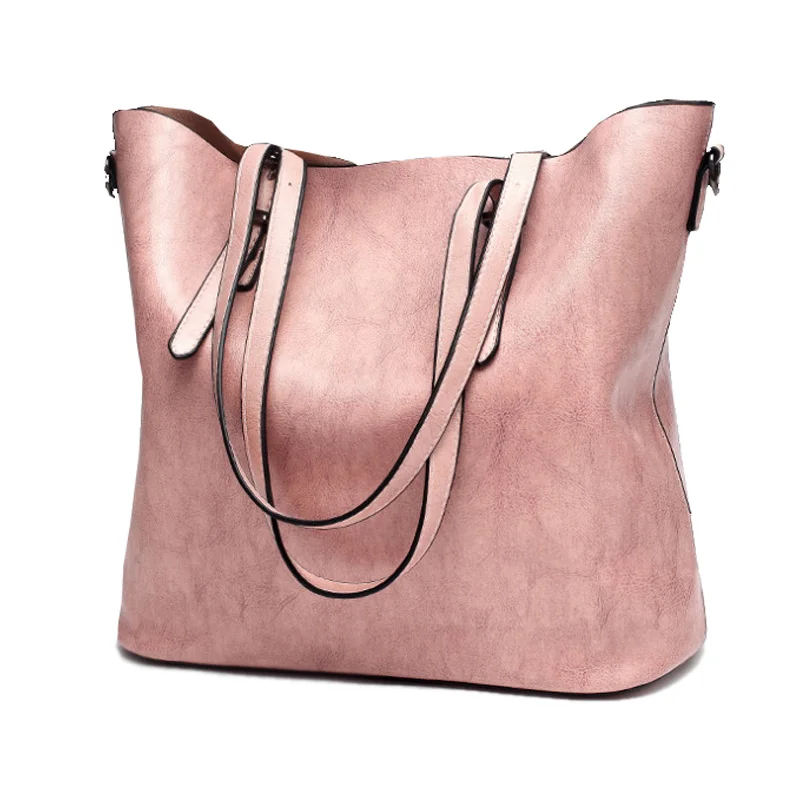 Large Pink Bag Роскошные женские сумки, Дизайнерские Сумки из искусственной кожи, сумки через плечо для женщин, большие женские ручные сумки, Bolsa Feminina SD-847 - Цвет: Large Pink Bag