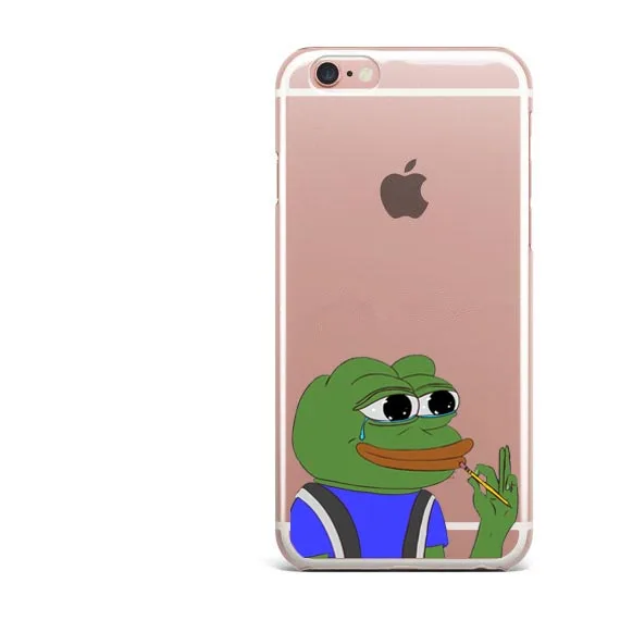 LOVINA Чехлы принцесс для iPhone 7 Plus 5S SE 6 6s чехол телефона Pepe лягушка четкость мягкая TPU