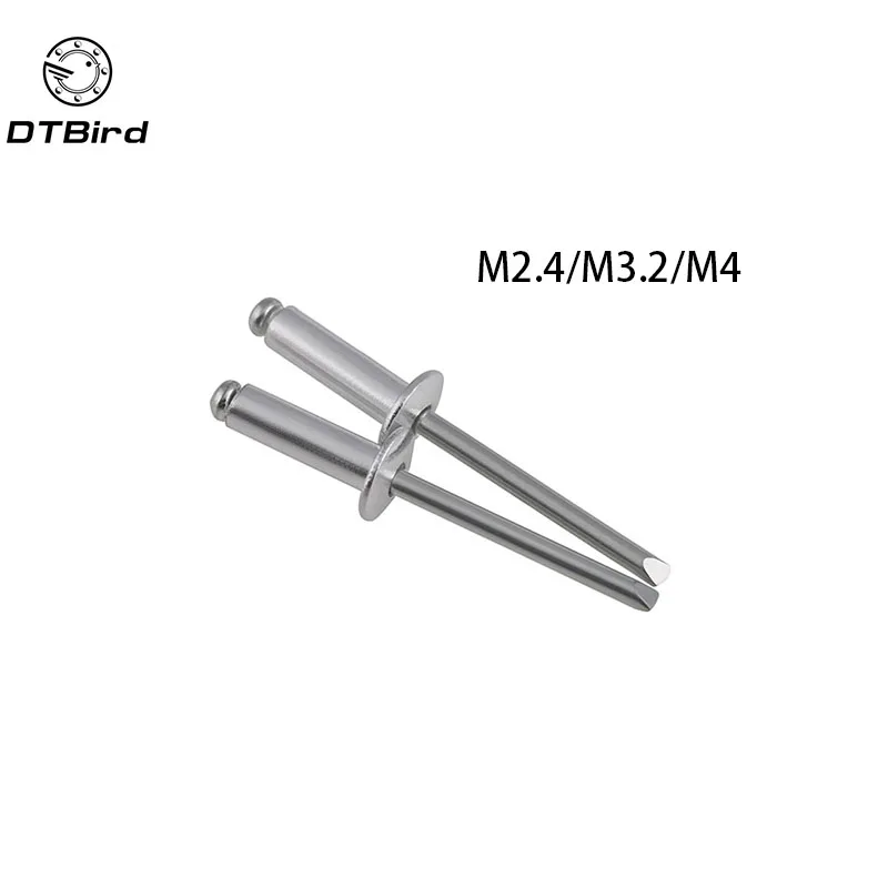 50 шт GB12618 M2.4 M3.2 M4 Mushroon верхняя глухая заклепка перерыв оправки ногтей заклепок для