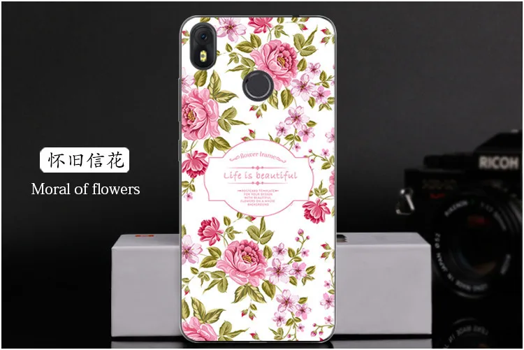 For Infinix Hot S3 X573 Phone Case 5.65 inch Thin Soft TPU Back Cover Cases Flower Pink Rose Flamingo Husky Unicorn Pattern |