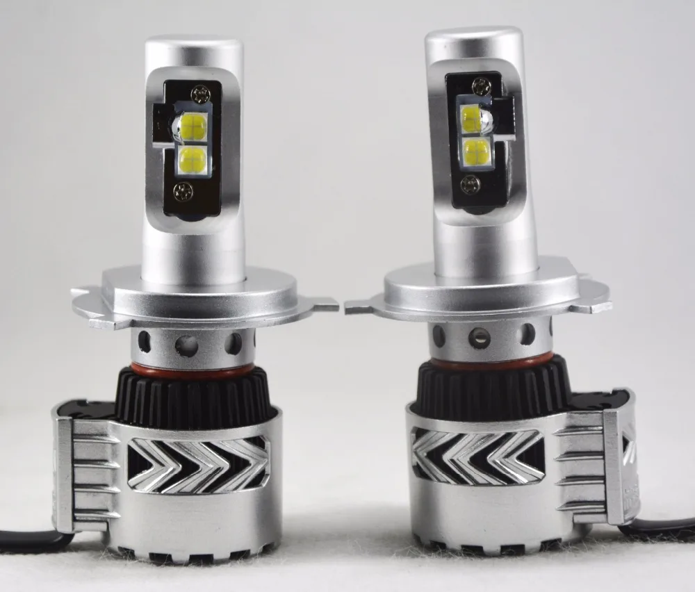 1 Комплект 9007 HB5 80 Вт 12000LM G8 светодиодный комплект фар XHP-50 8 светодиодный SMD чипы супер яркий 6000K Hi/Low двухлучевой скоростной вентилятор для вождения противотуманных фар