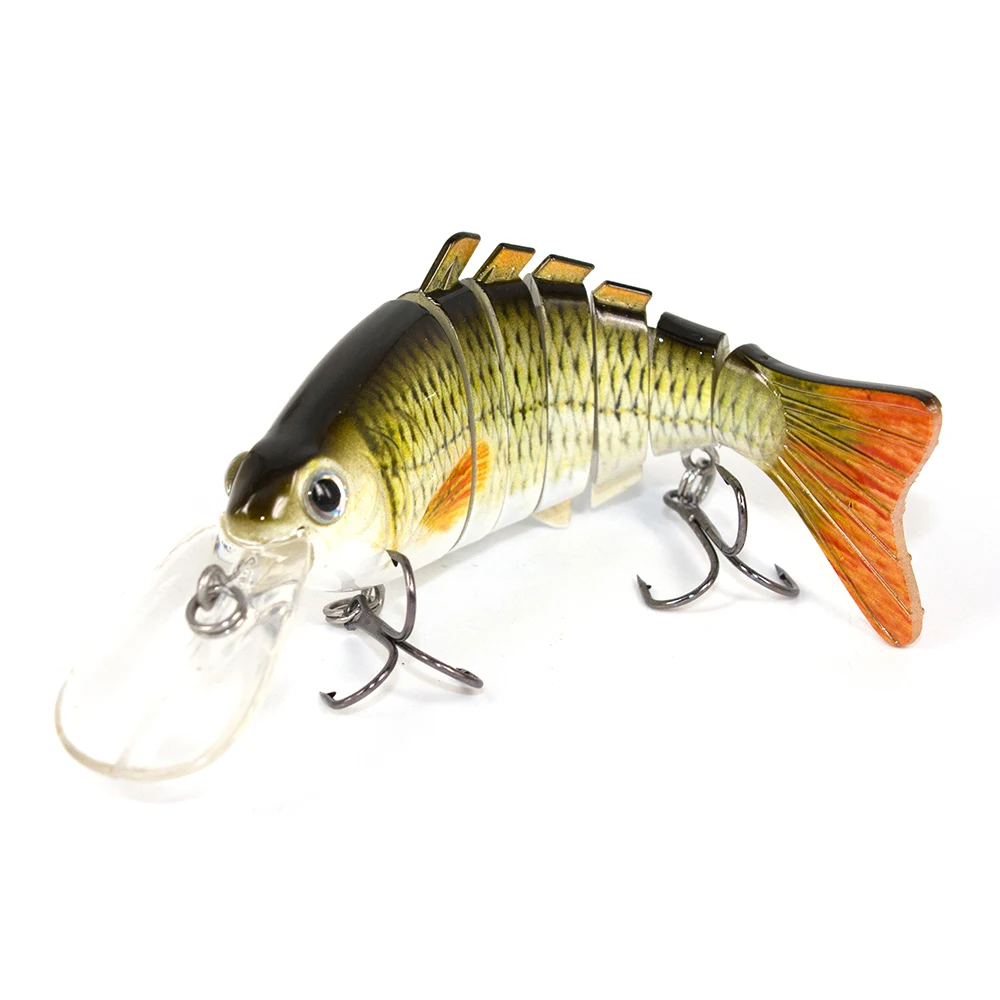 1 шт. рыболовные приманки наживка Crankbait тяжелая приманка медленная 3 вида цветов 8