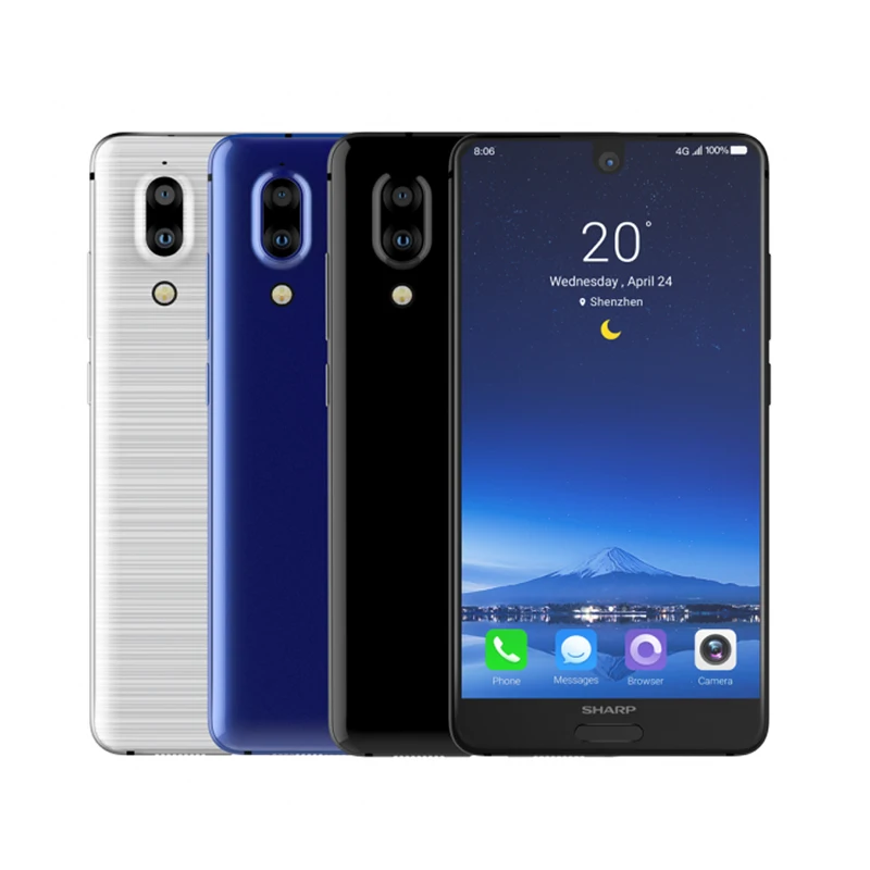 Оригинальные SHARP AQUOS C10 S2 глобальная версия 4 GB 64 Смартфон Snapdragon 630 Octa Core 5 ''nfc 12MP