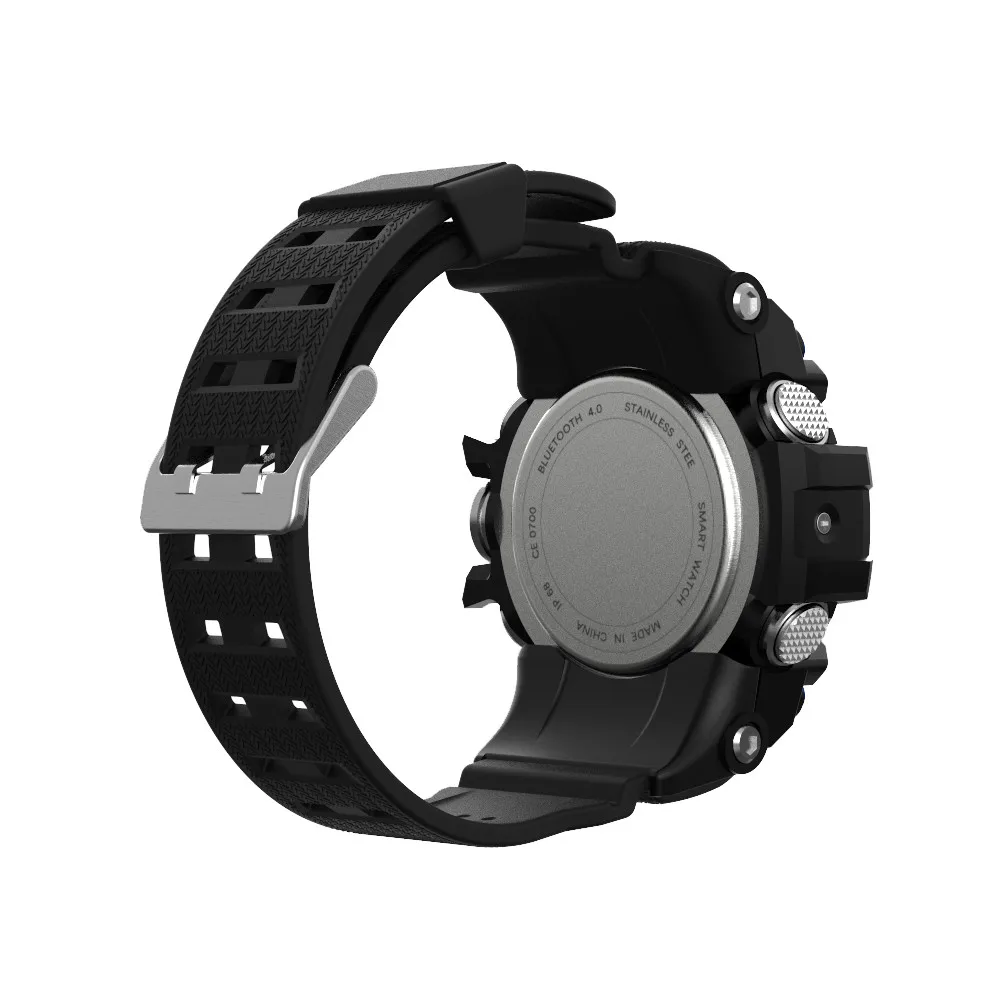 D-Watch спортивные водонепроницаемые Смарт-часы XR05 поддержка высоты Барометрический контроль температуры синий для Android и IOS телефона