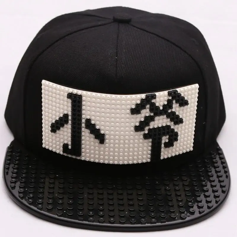 Молодой мастер личности Legos cap Высокое качество блоки DIY legos бейсбольную кепку