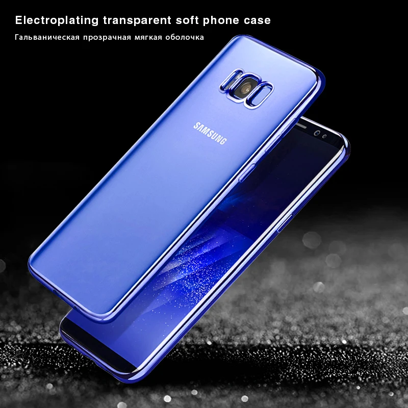 Покрытие мягкий TPU чехол для samsung Galaxy S8 S9 плюс S7 S6 край A8 A6 плюс A9 A7 A7 A5 A3 Сверхтонкий чехол-накладка чехол