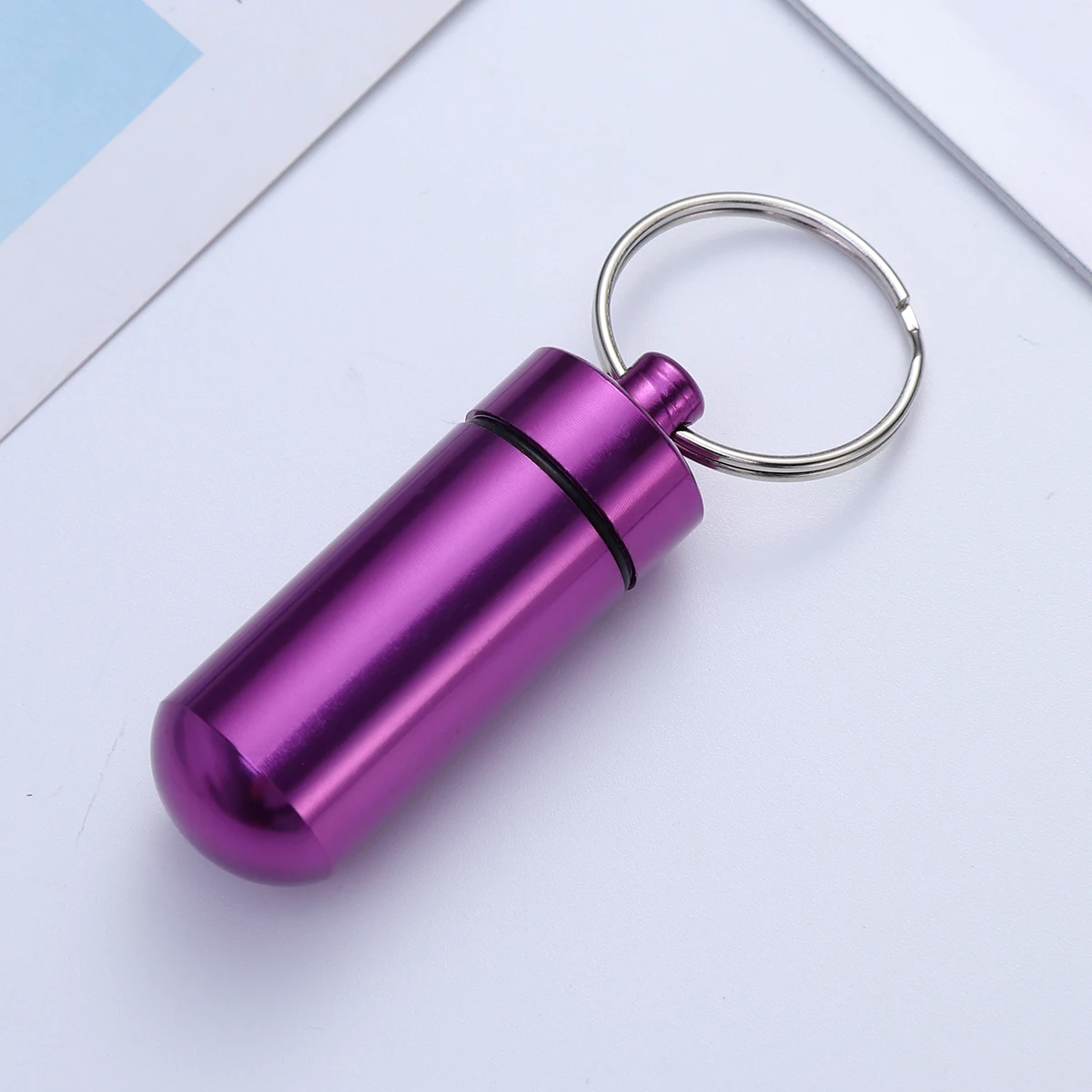 5 шт. водонепроницаемый алюминиевый сплав чехол для таблеток Бутылка Контейнер