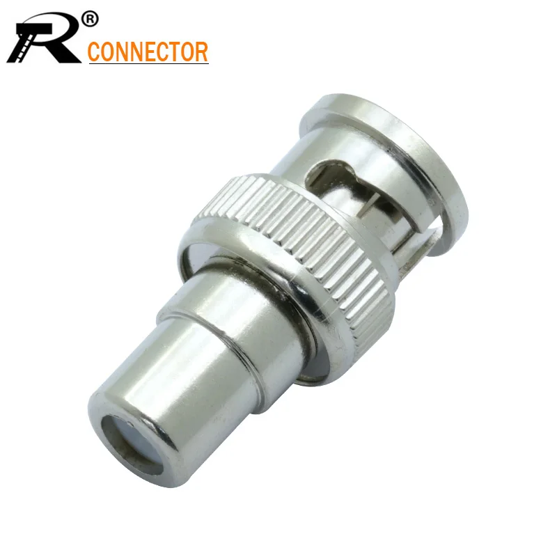 BNC штекер RCA Женский коаксиальный кабельный разъем адаптера F/M муфта для камеры видеонаблюдения 3 шт./партия