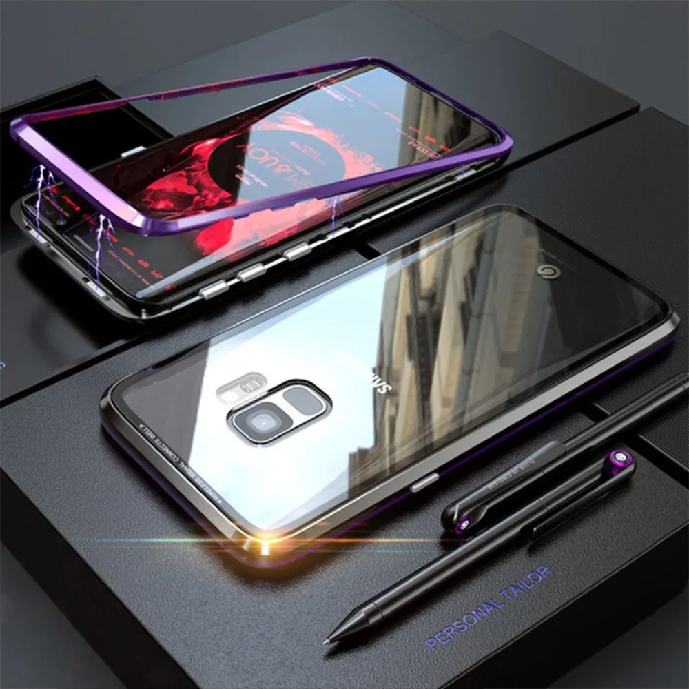 IMIDO Магнитная адсорбционная чехол для телефона samsung Galaxy S9 S8 Plus Note8 S7 Edge