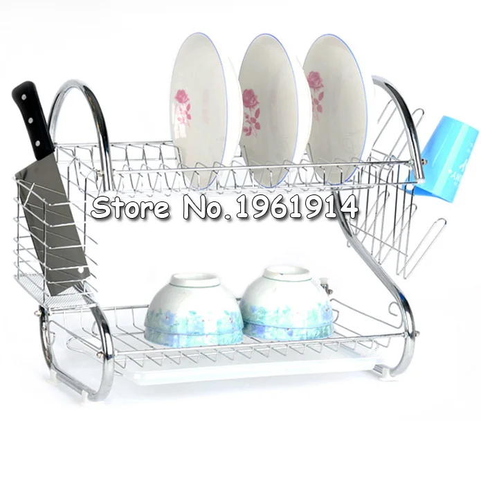 Набор посуды Двухуровневая Хромированная нержавеющая тарелка посуда столовые