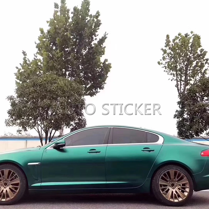 1 52*20 м изумрудная металлическая виниловая жемчужная зеленая Автомобильная