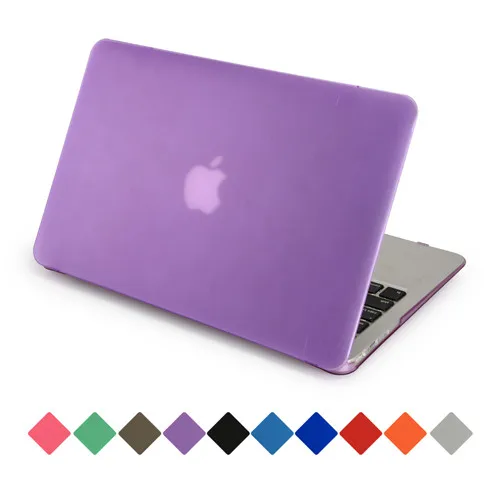 Для macbook air 13 Чехол, GOLP Матовый Прозрачный жесткий чехол для ноутбука для macbook air Pro retina 11 12 13 13,3 дюймов - Цвет: Purple