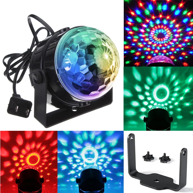 Сценические светодиодсветодиодный RGB-лампы 5 Вт с пультом дистанционного