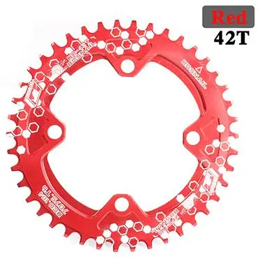 Рукоятка велосипеда 104BCD круглая форма узкая широкая 40T/42T/44T/50/52T MTB цепное кольцо