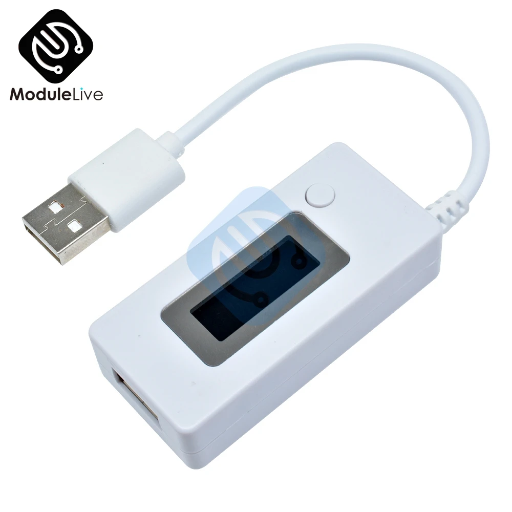 USB детектор с ЖК дисплеем вольтметр амперметр для мобильного зарядного