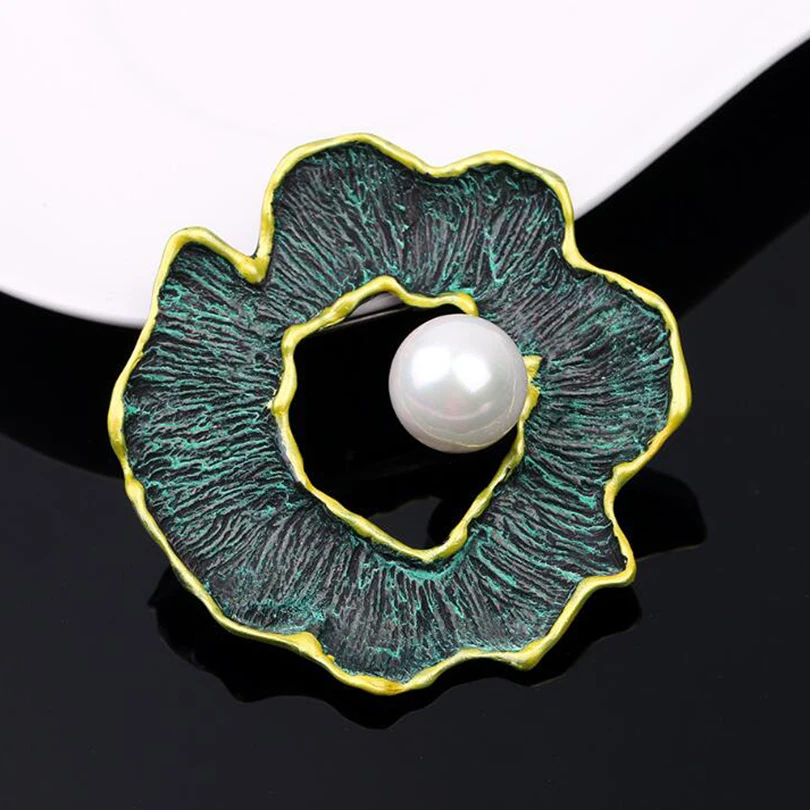 Модные Винтажные Ювелирные изделия из сплава круглый Стиль брошь на шпильке