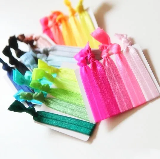 

Wristband Foldove Elastic Knot Pieces Hangtag Hair String Hair Knot Free Shipping