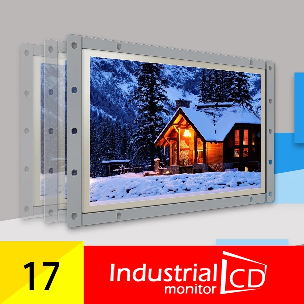 Лидер продаж! 17 &quotopen Рамки промышленных ЖК дисплей Мониторы с HDMI ТВ USB Интерфейс и