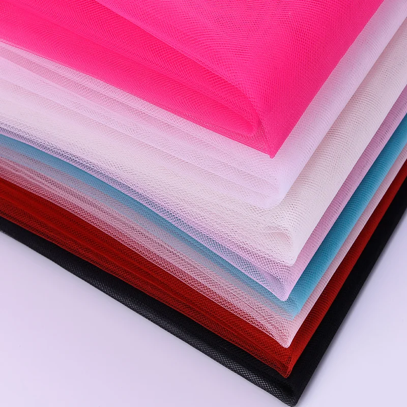 3 м/лот новая средняя жесткая Тюлевая сетчатая ткань для свадебного платья юбки