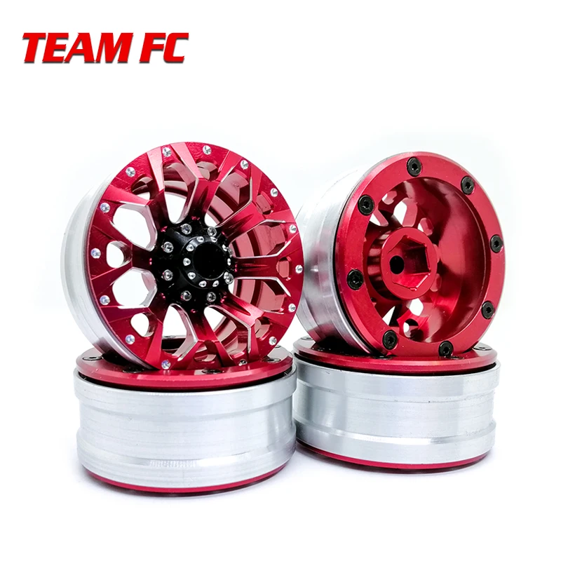 4 шт. колесные диски из алюминиевого сплава 1 9 для 1/10 RC Crawler Axial SCX10 II 90046 TRX4 D90