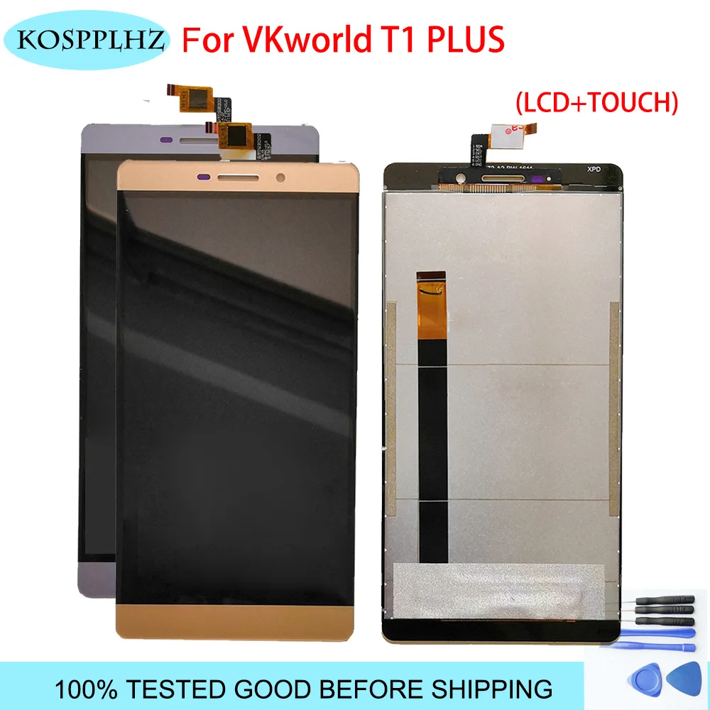 Для VKworld T1 Plus T1PLUS ЖК дисплей + сенсорный экран инструменты дигитайзер сборка