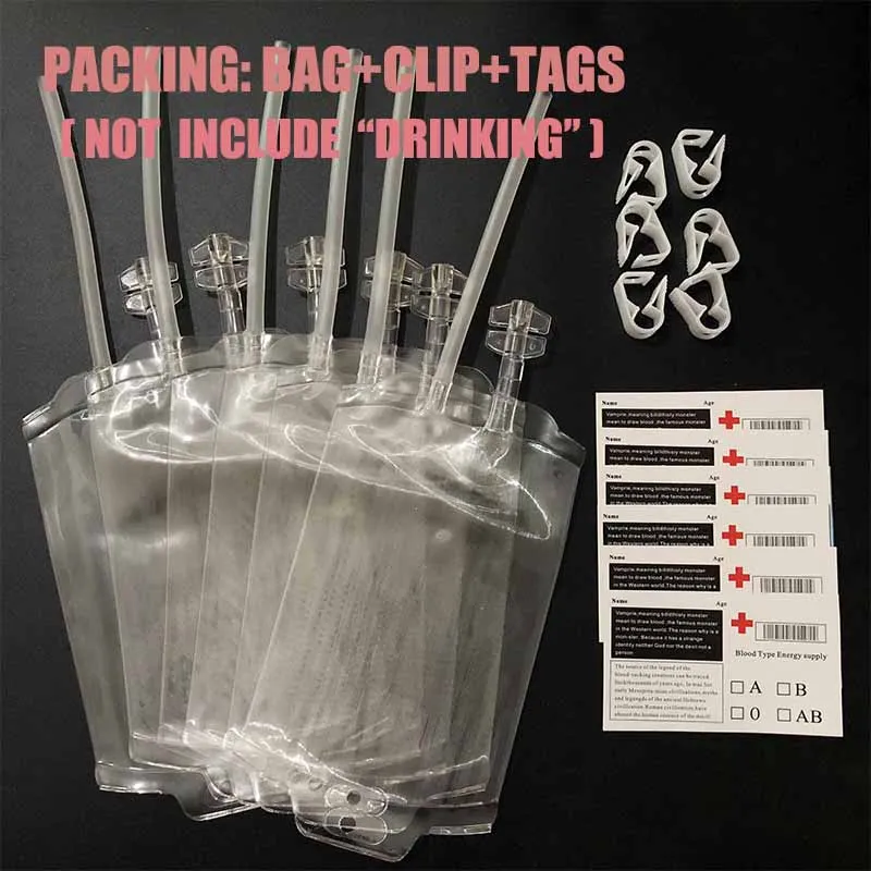 Прозрачная сумка для крови 10 шт.|Украшения своими руками вечеринки| |