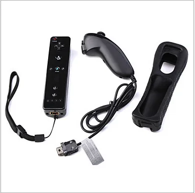 2 в 1 беспроводной пульт дистанционного управления + Nunchuk Встроенный Motion Plus для