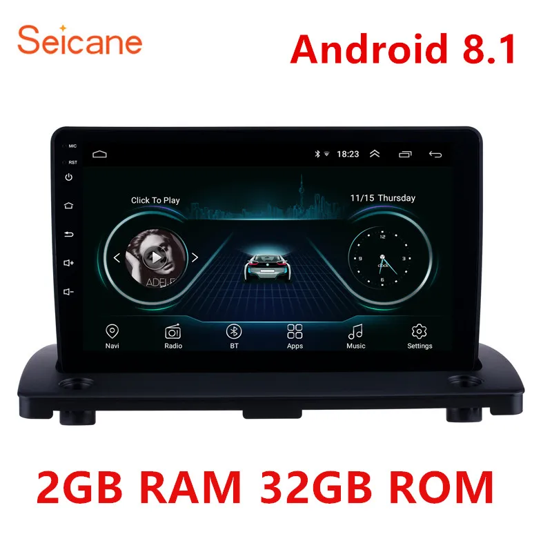 Seicane 2 Гб ОЗУ Android 8,1 Автомобильный gps мультимедийный плеер для Volvo XC90 2004 2005 2006 2007- " Поддержка wifi SWC зеркальное соединение