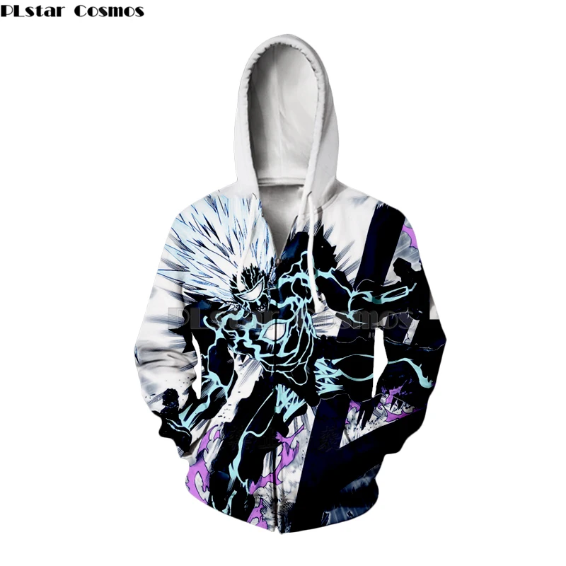 PLstar Cosmos новинка 2019 японское аниме One Punch man Saitama Oppai 3d толстовки с капюшоном длинным