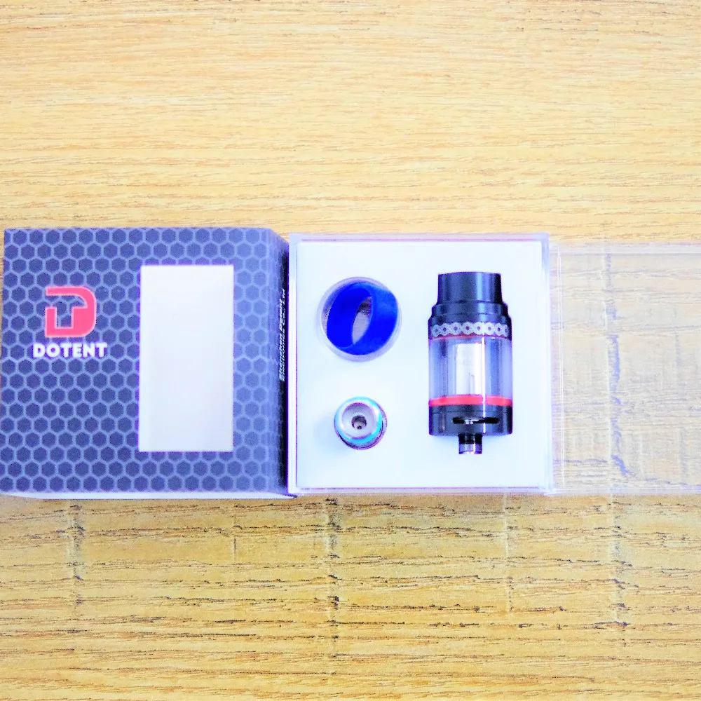 DOTENT барабан Vape резервуар 2 5 мл емкость 0.5ом Ni80 катушка 510 поток Adjustabe распылитель