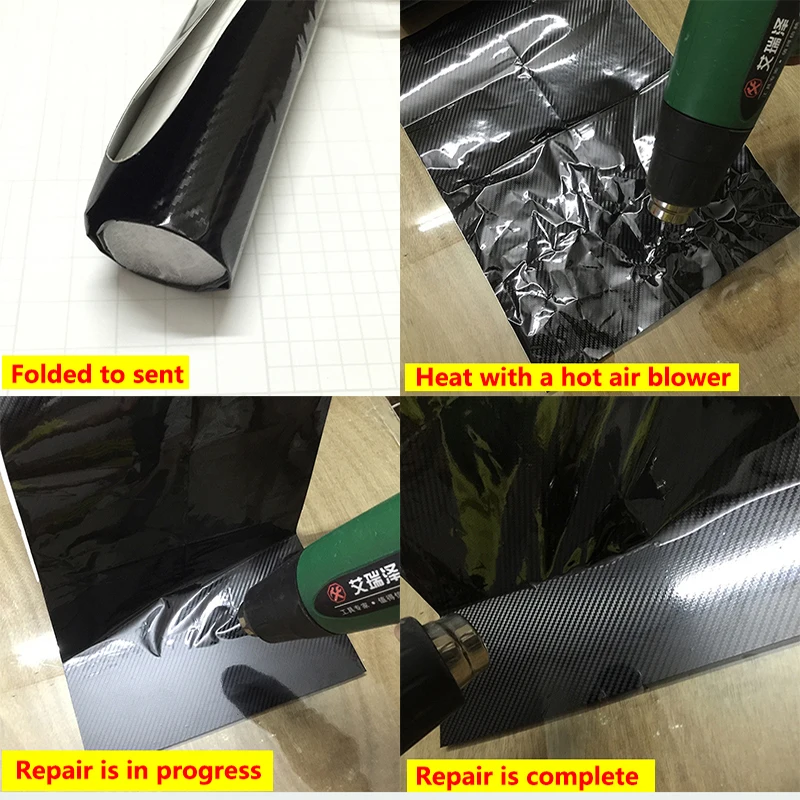 3D/5D виниловая пленка из углеродного волокна DIY для тюнинга автомобиля, запчасти, наклейки, автомобильная пленка, рулонная пленка, аксессуары для укладки, Переводные картинки для мотоцикла