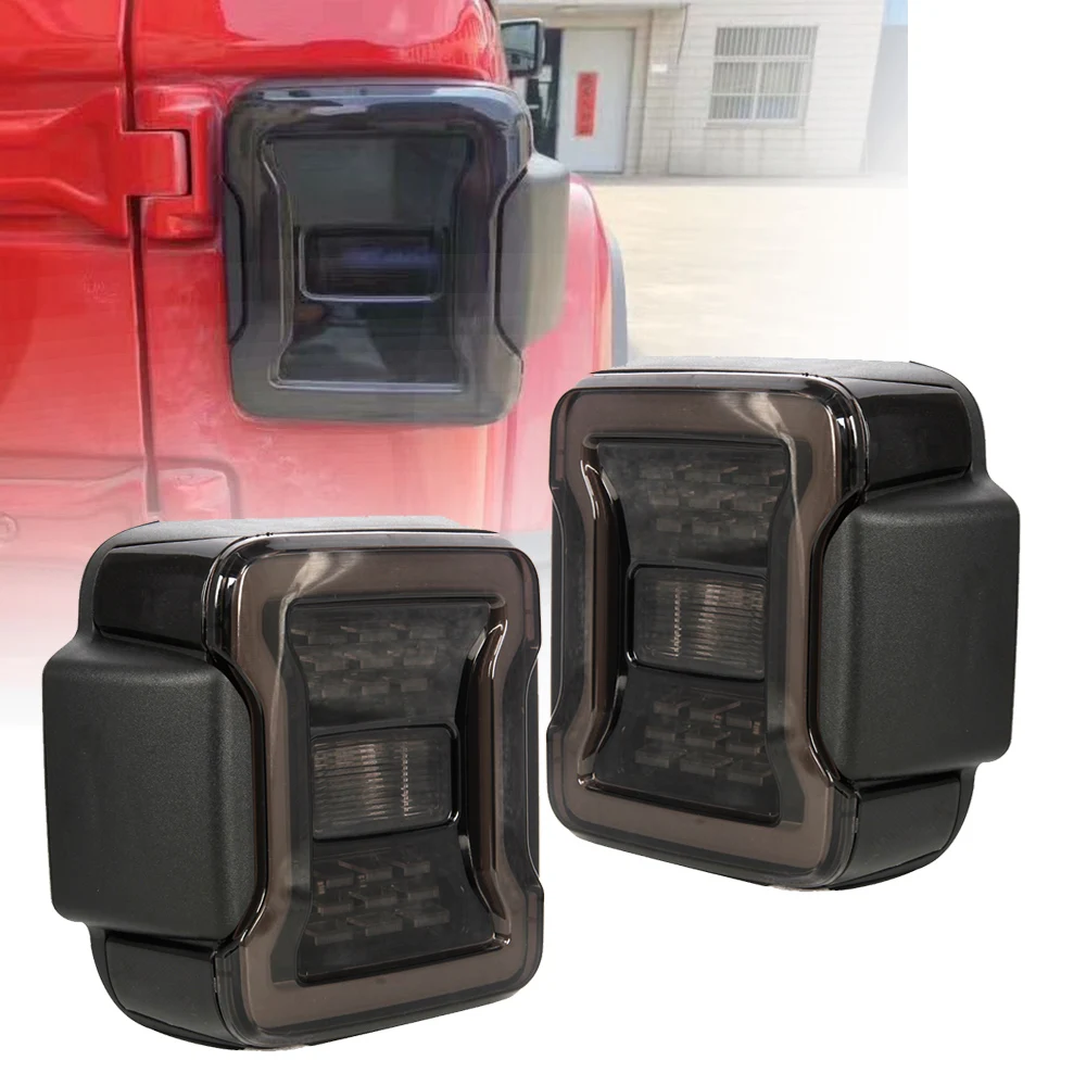 Комплект из 2 предметов версия США светодиодный задний фонарь для Jeep Wrangler JL 2018 2019