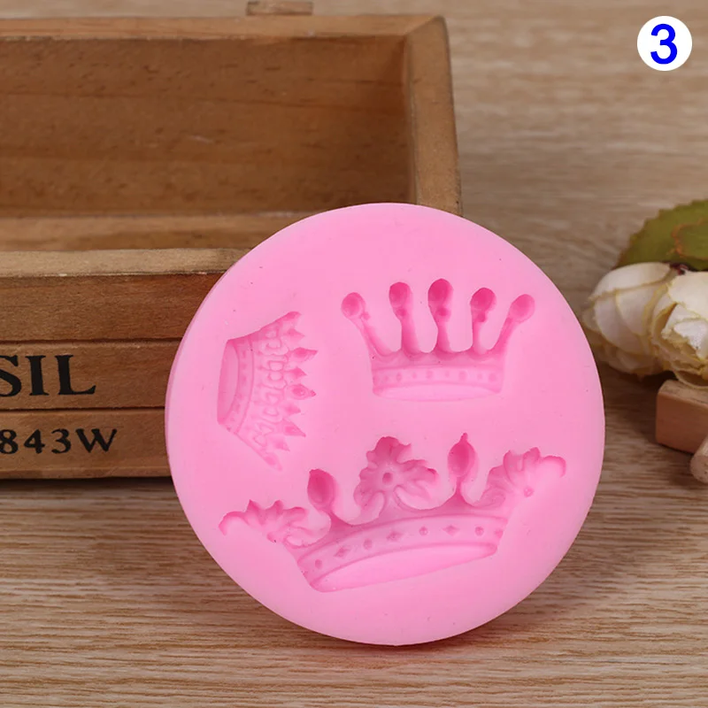 DIY силиконовая форма для шоколада в форме короны изготовления помады