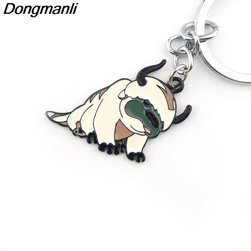 P3881 Dongmanli Аватар: держатель для ключей милый эмалированный металлический кулон