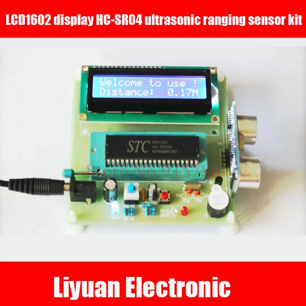 LCD1602 дисплей HC SR04 ультразвуковой датчик диапазона комплект/микроконтроллер DIY
