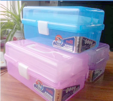 Новый Прозрачный Прямоугольный контейнер для нейл арта 1 шт. держатель ручки