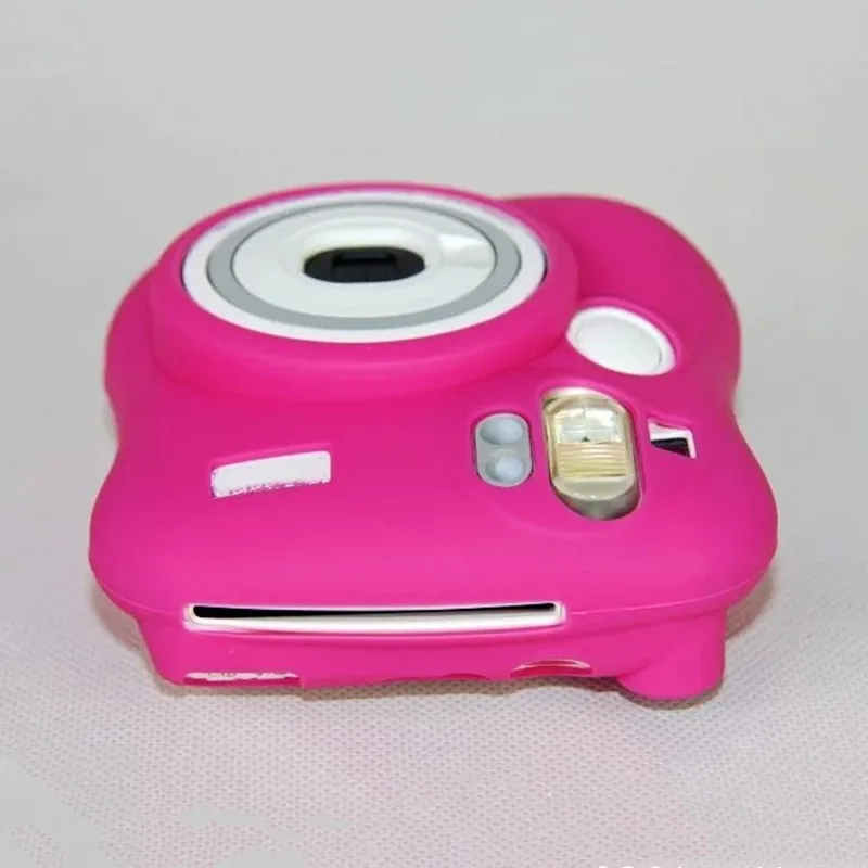 HAFEI вертикальный силиконовый чехол для камеры с автоспуском Fuji Fujifilm Instax Mini 25 |