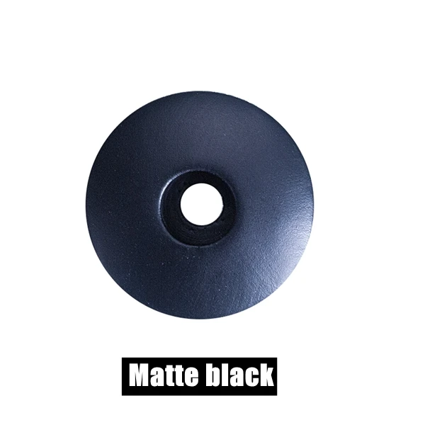 Matte Black Глянцевый/матовый черный полный углеродного волокна гарнитура конус Дорога MTB велосипед верхняя крышка колпачок стержня части велосипеда 6g - Цвет: Matte Black