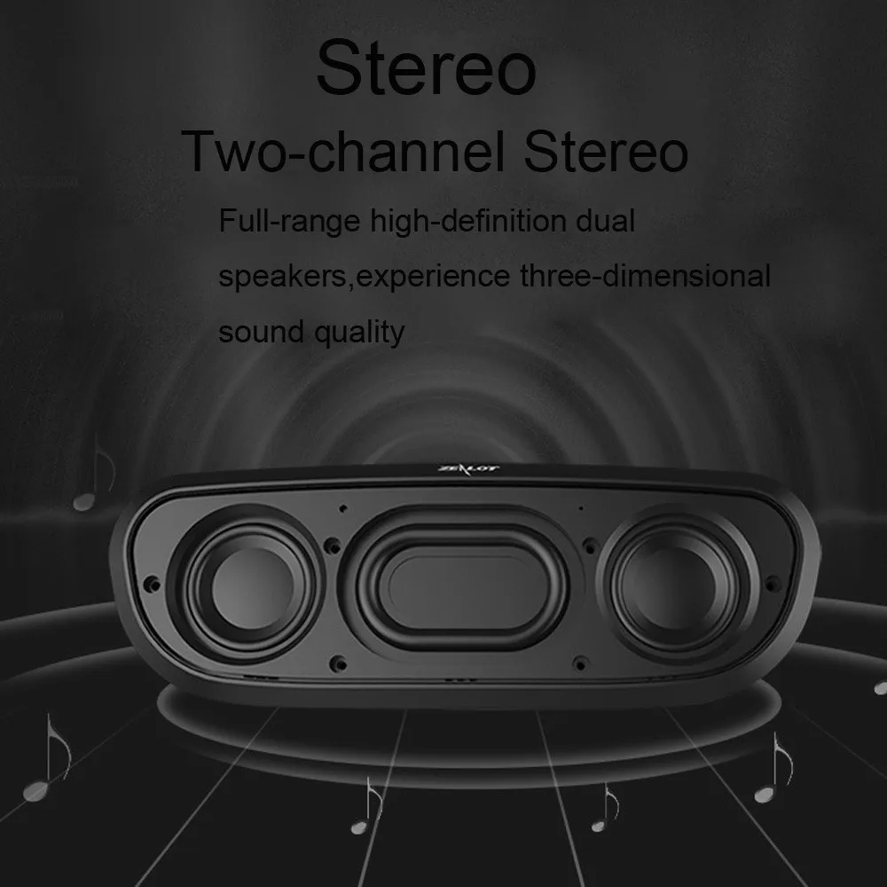 HIFI 3D стерео динамик Bluetooth беспроводной портативный динамик сабвуфер динамик с TF FM радио сабвуфер