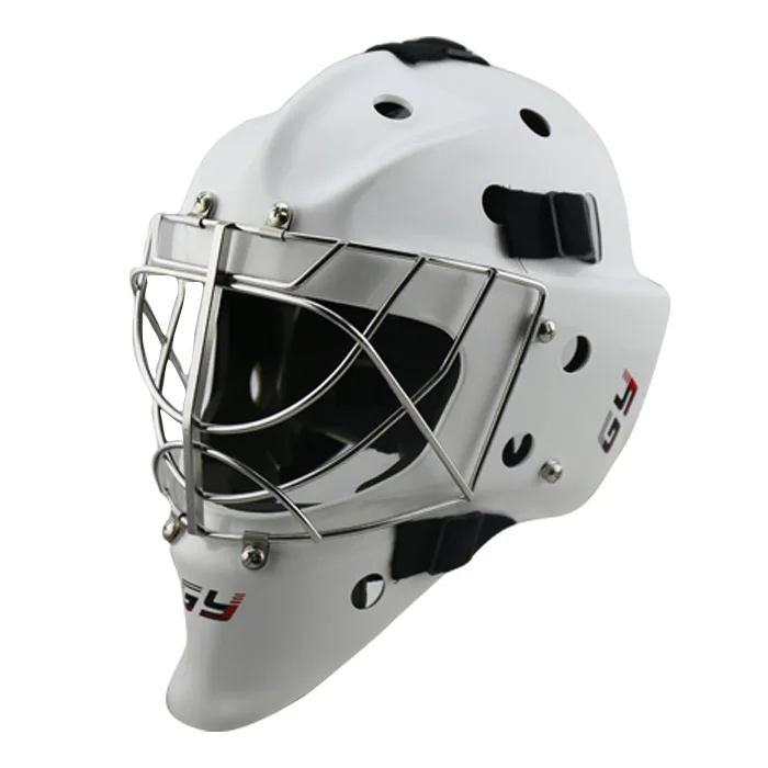 Кошачий Глаз Вратарь Маска Шлем Хоккей Street Хоккейный с Клеткой Белый Размер L |