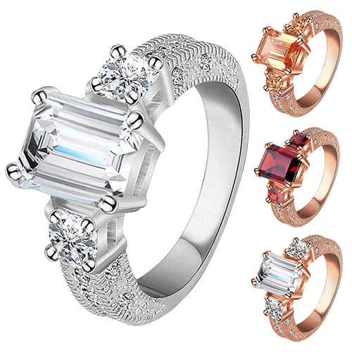 Женское и мужское кольцо из сплава с цирконием свадебные украшения|statement ring|ring