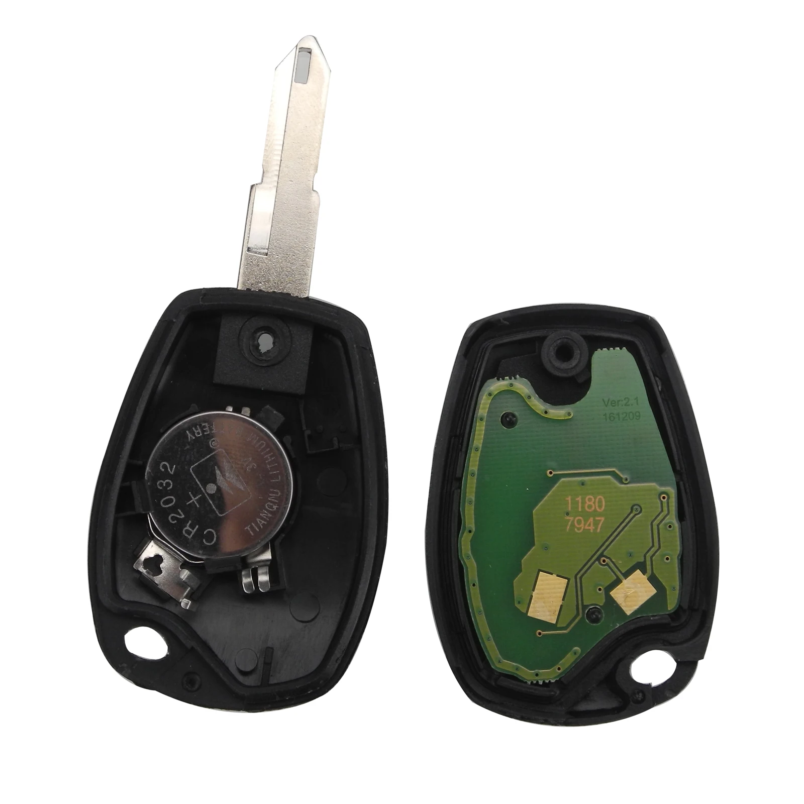 Jingyuqin 2 кнопки оболочка для Renault Vivaro Movano Traffic Master ASK 433 МГц чип транспондера PCF7947|Ключ от авто| |