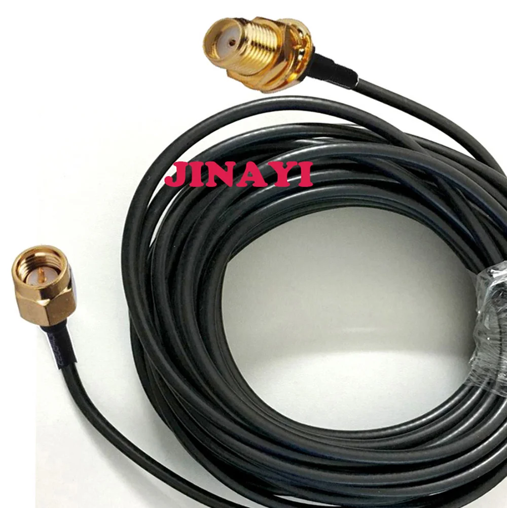 Коаксиальный кабель с разъемом SMA и штекером RG58 15/50 см 1 м 2 3 5 10 15 20 30 м|cable 5m|jack jackjack to