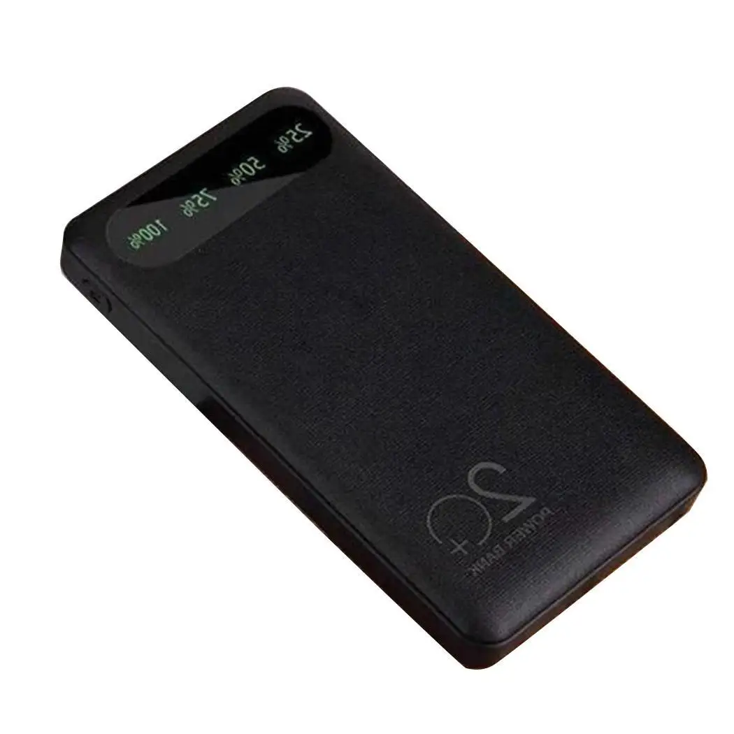 Практичный двойной usb порт светодиодный фонарик 10000 mAh lcd 5 V/1A V/2A порты цифровой